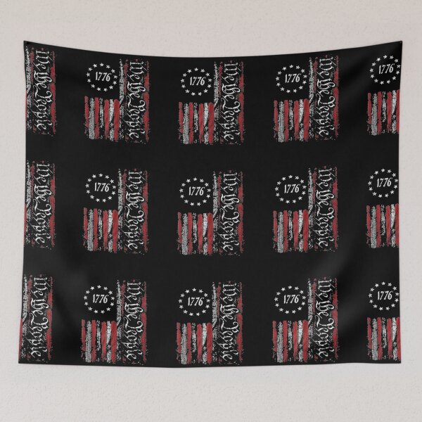 Item preview, Vintage Old American Flag Patriotic 1776 We The People USA designed and sold by jackbellart.