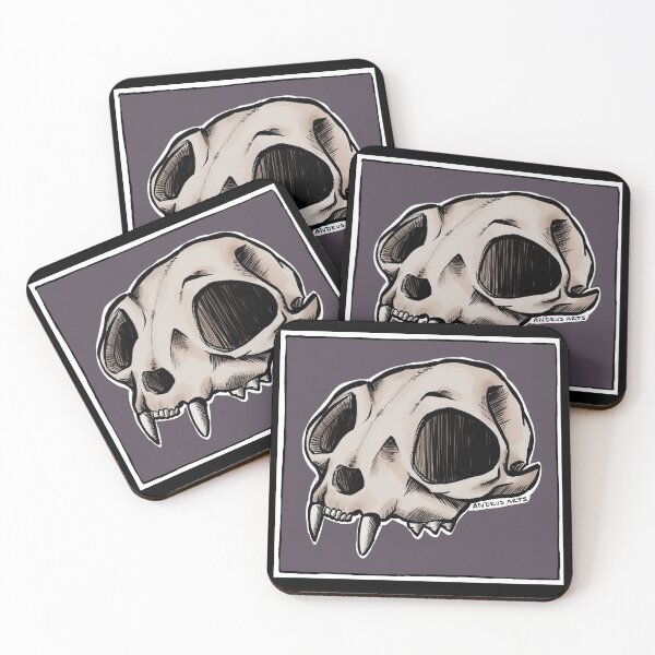 Item preview, Cat Skull designed and sold by AndrusArts.
