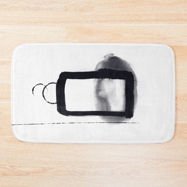 Item preview, ink explorations (074) - abstract black india ink painting designed and sold by expl-rations.