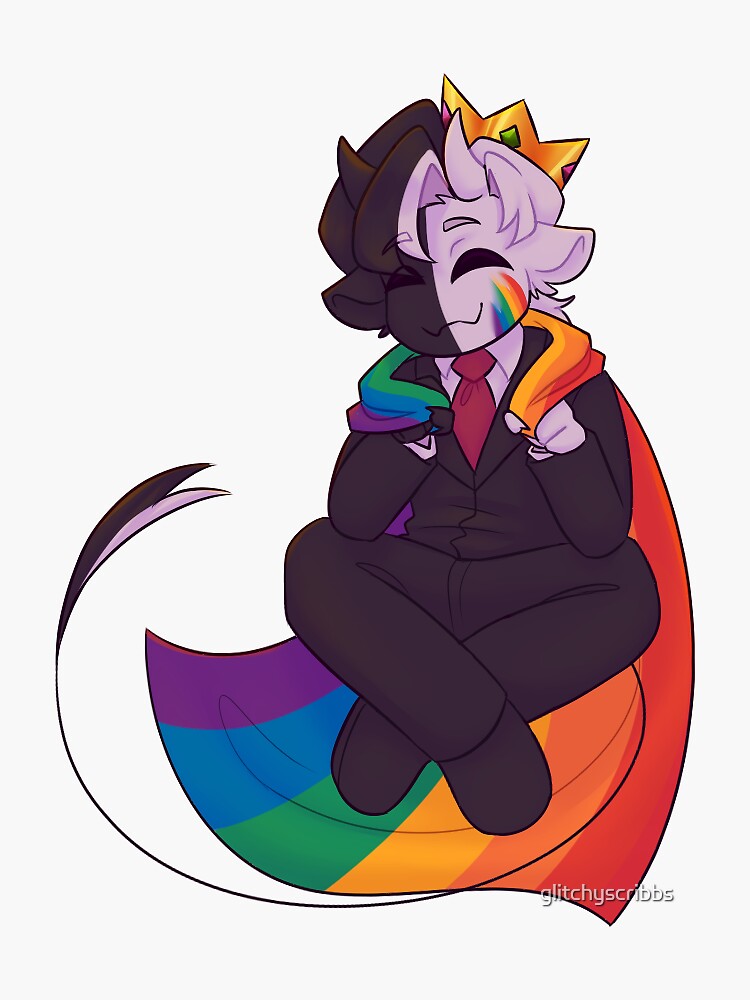 Ranboo Pride Chibi Rainbowgay Sticker For Sale By Glitchyscribbs Redbubble 9593