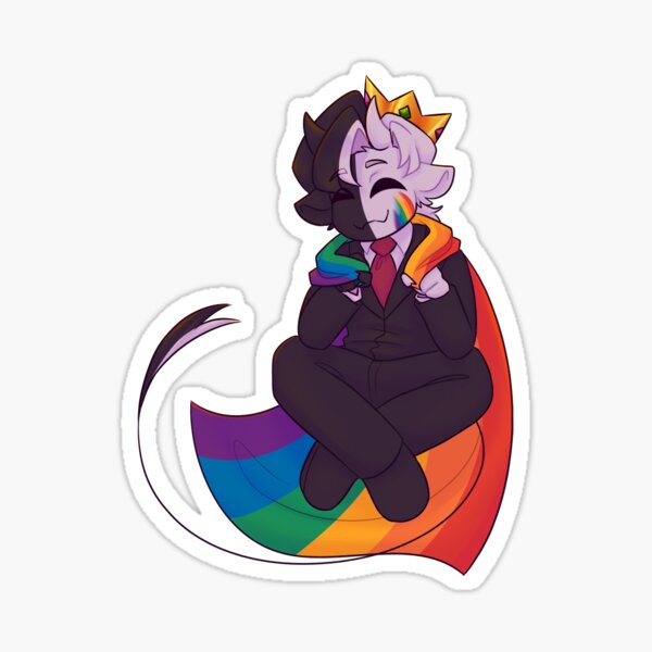 Ranboo Pride Chibi - Rainbow/gay Sticker