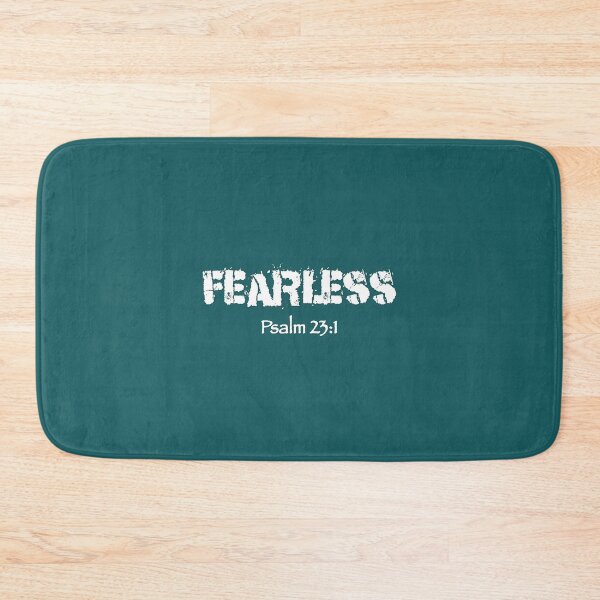 Item preview, Christian Design - Fearless in Modern Eroded Font. Psalm 23 designed and sold by simplydesignart.