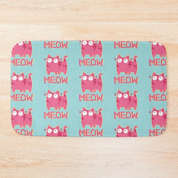 Item preview, Bowie Cat Meow / Lightning Bolt Cat designed and sold by SamHoweMeow.