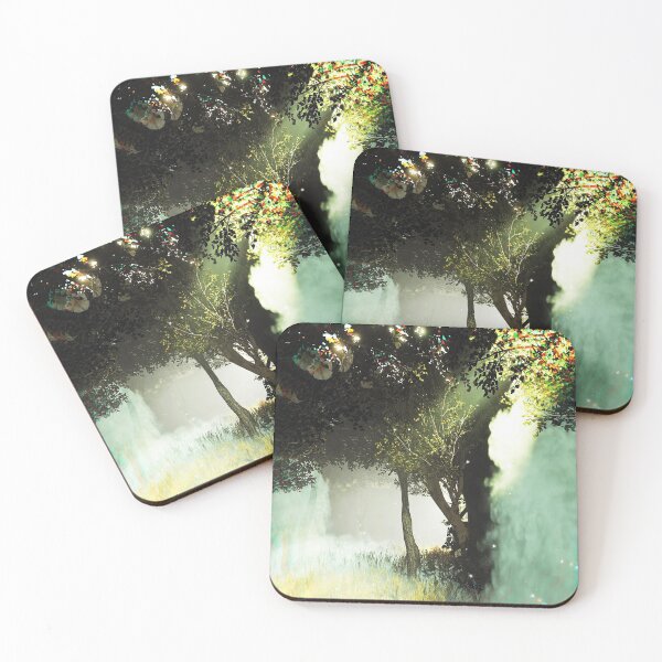 Item preview, Dark Abstract Foggy Forest designed and sold by BioDigital-Jazz.