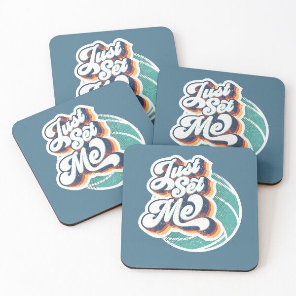 Item preview, Just Set Me Retro Design designed and sold by 804 Volleyball Swag  Volleyball Merch for players and fans.