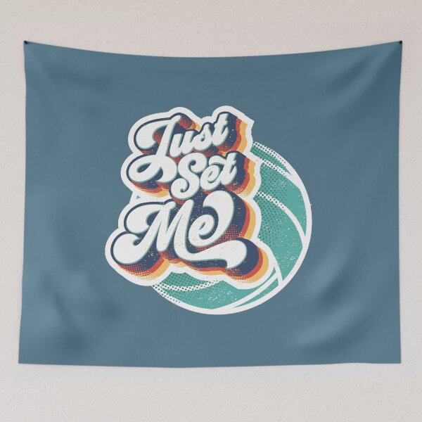 Item preview, Just Set Me Retro Design designed and sold by 804 Volleyball Swag  Volleyball Merch for players and fans.