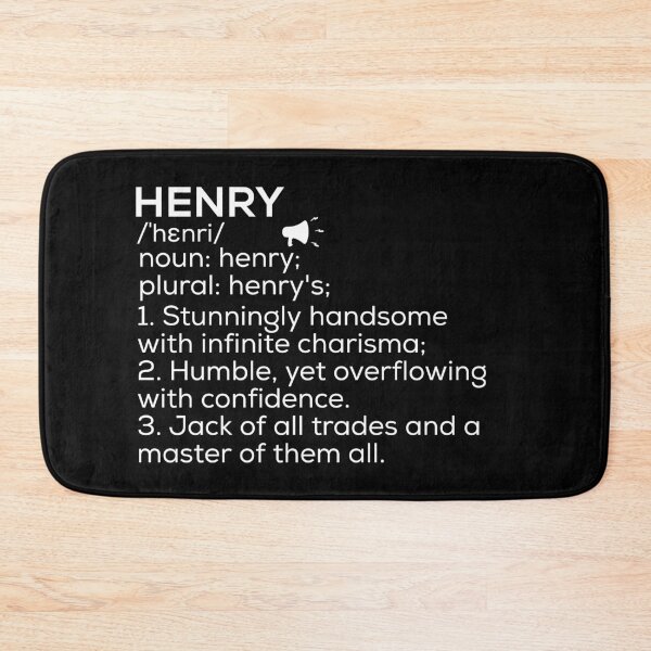 Item preview, Henry Name Definition designed and sold by Teelogic.