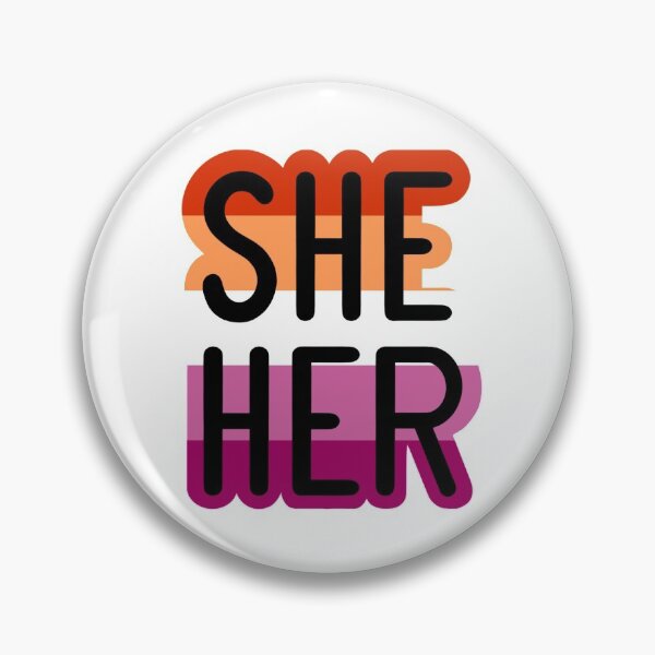 Item preview, Lesbian She/Her Pronouns designed and sold by TheMidoriPanda.