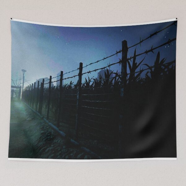 Item preview, Blue Foggy Nighttime Cornfield designed and sold by BioDigital-Jazz.