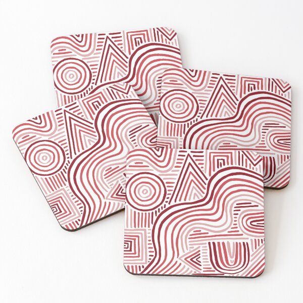 Item preview, Abstract 06 | Red and Pink designed and sold by mareabello.
