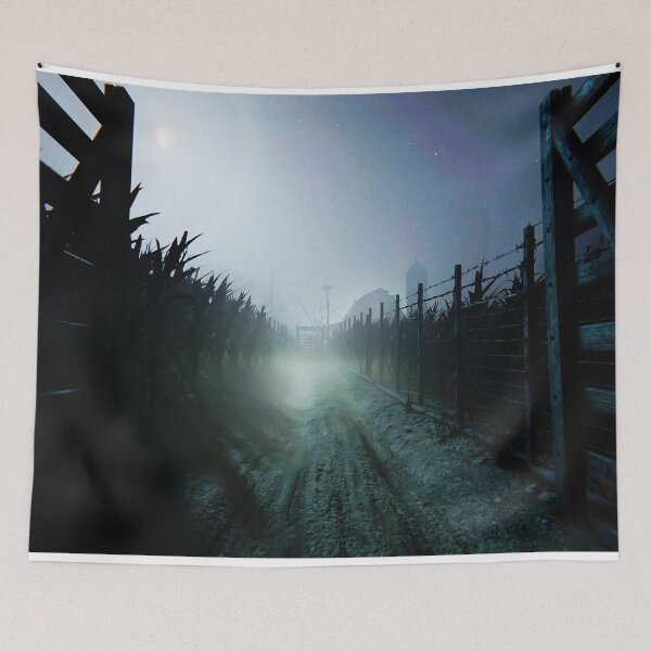 Item preview, Rustic Dark and Moody Farm Scene designed and sold by BioDigital-Jazz.