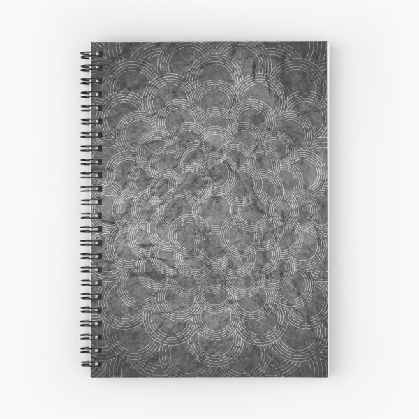 Item preview, Grey Radiating Circle Pattern designed and sold by TeaToucan.