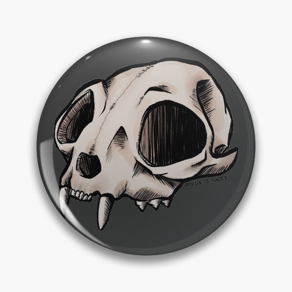 Item preview, Cat Skull designed and sold by AndrusArts.