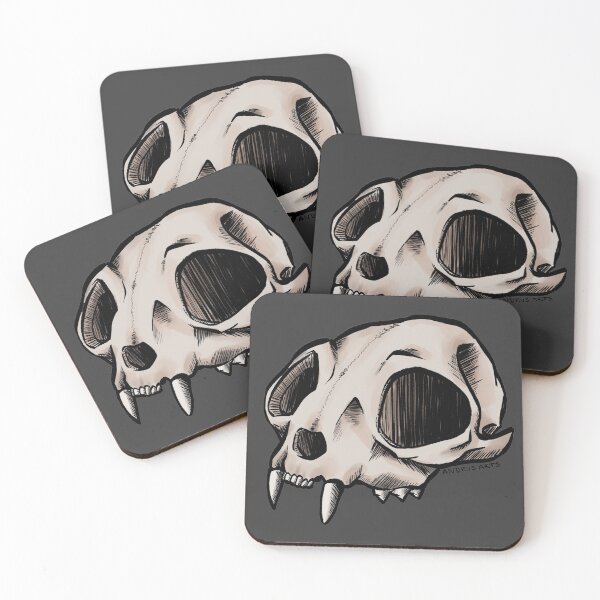 Item preview, Cat Skull designed and sold by AndrusArts.