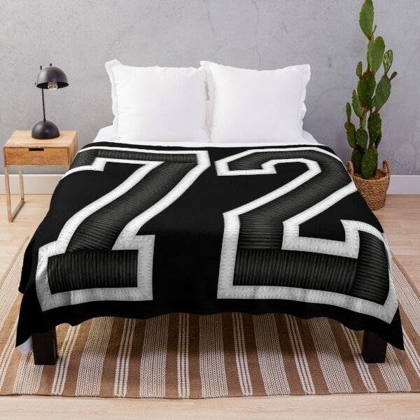 Item preview, 72 Black Jersey Sports Number seventy-two Football 72 designed and sold by elhefe.