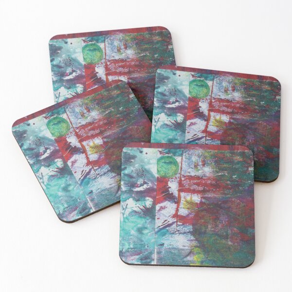 Item preview, A Collage of Abstract Mono Prints designed and sold by mewinkart.