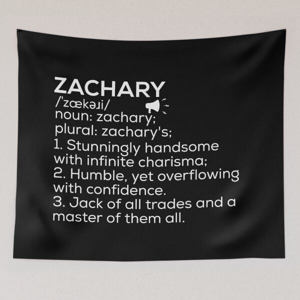 Item preview, Zachary Name Definition designed and sold by Teelogic.