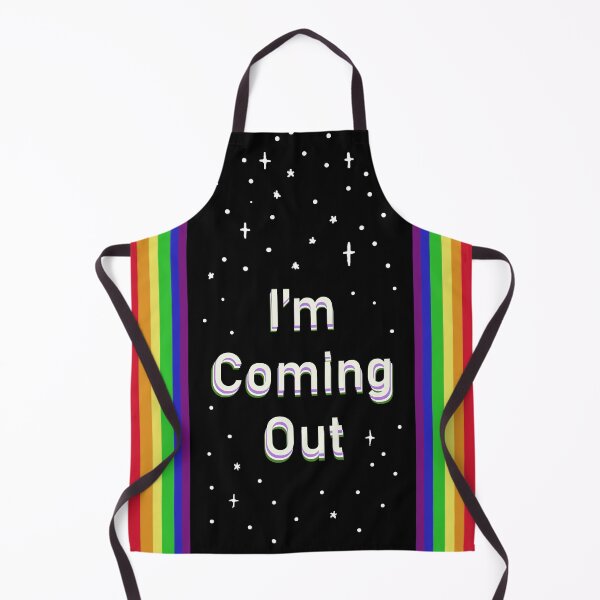 Item preview, I'm coming out genderqueer design with night sky background. designed and sold by AmpawPawp.