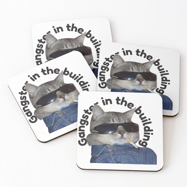 Item preview, Gangster Cat in the Building designed and sold by lunajoon.