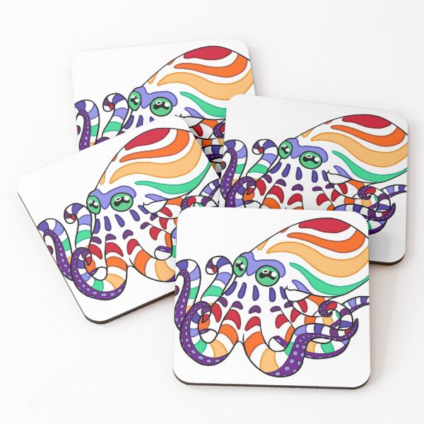 Item preview, Gay Man Pride Octopus designed and sold by aevios.