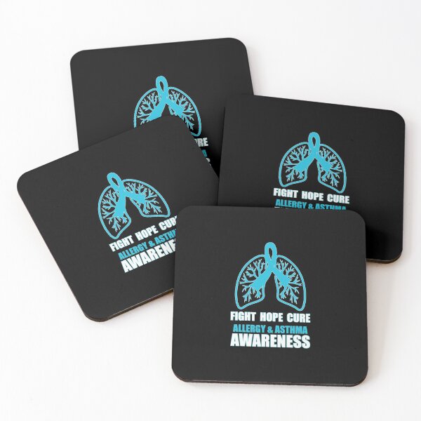 Item preview, Allergy Asthma Awareness Light Blue Ribbon Support Fight designed and sold by hinettiker.
