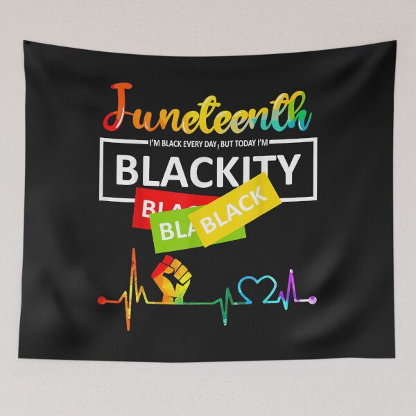Item preview, Juneteenth Blackity Heartbeat Black History African America T-Shirt designed and sold by Connect-Sparkta.