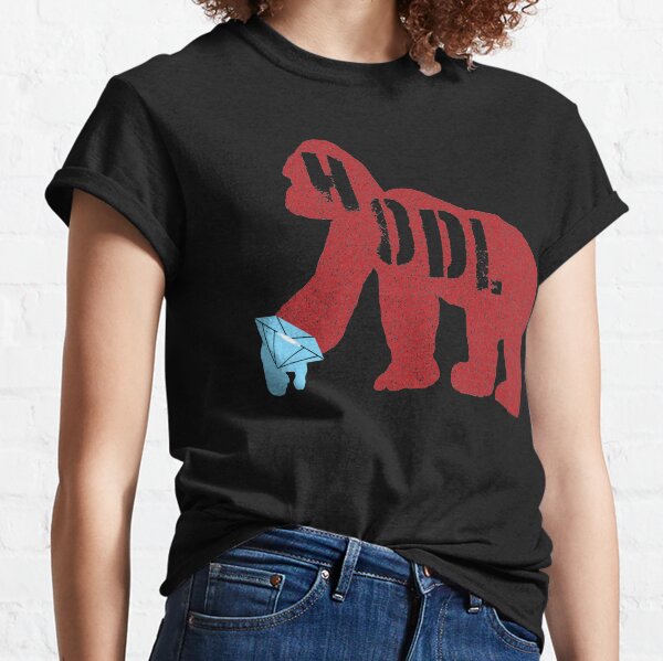 Diamond Hand HODLE Ape Red Version Classic T-Shirt