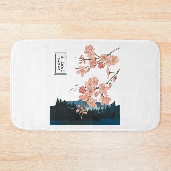 Item preview, Cherry Blossom Woodblock Tee designed and sold by Kummy Bear Shop.
