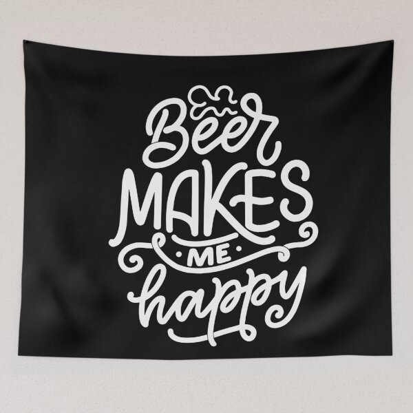 Item preview, Beer makes me happy | Funny quote designed and sold by City Nite.