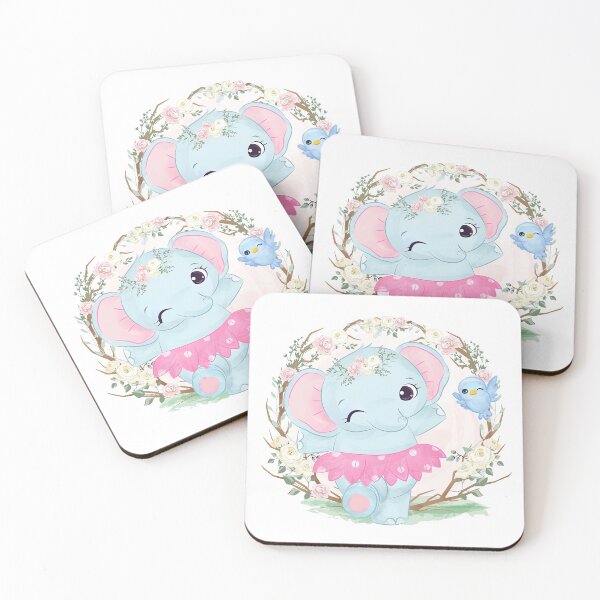 Item preview, Baby Elephant Watercolor, Cute Baby Elephant Watercolor, Watercolor designed and sold by graphic-genie.