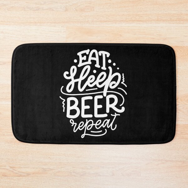 Item preview, Eat Sleep and Beer | Funny quote designed and sold by City Nite.