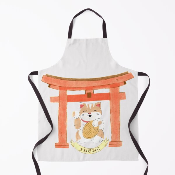 Item preview, Maneki Neko Lucky Cat in Japanese Shrine Gate designed and sold by Click-Like.