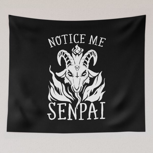 Item preview, Notice Me Senpai Satan  designed and sold by TyphoonFemale.