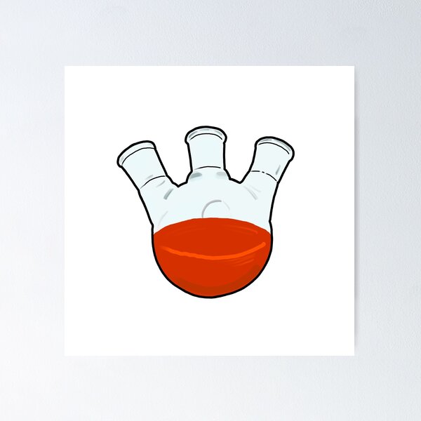 Item preview, Three-neck Round Bottom Flask designed and sold by YKraemerArt.