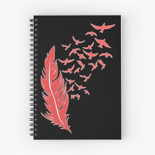 Item preview, Feather and red birds designed and sold by Astralia.