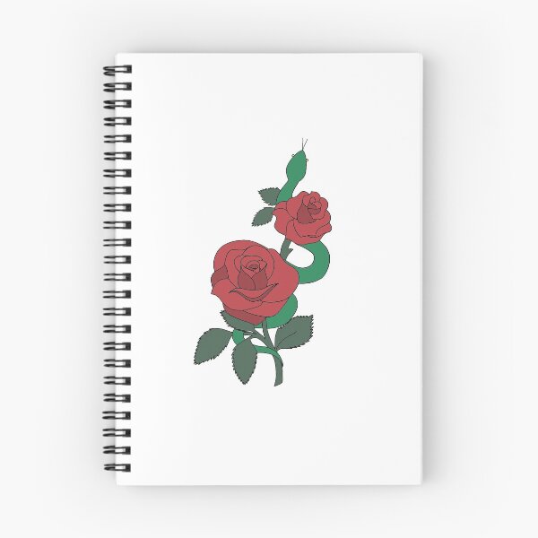 Artikelvorschau, Schlange unter Rosen entworfen und verkauft von JasiDraws.