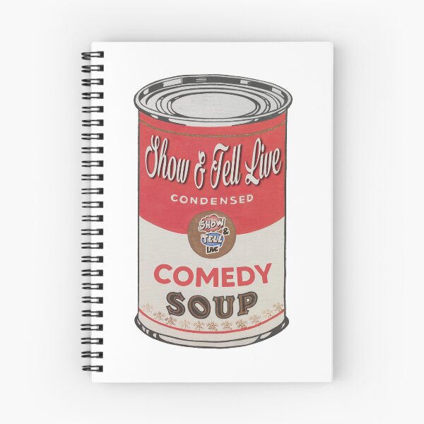 Item preview, Comedy Soup designed and sold by ShowAndTellLive.