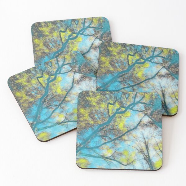 Item preview, GALATHI Tree Tops Painting Green - Trees designed and sold by Galathi Designs.