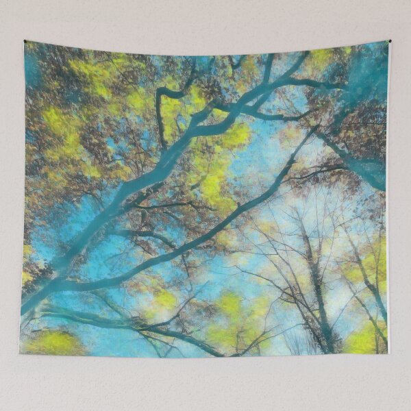 Item preview, GALATHI Tree Tops Painting Green - Trees designed and sold by Galathi Designs.