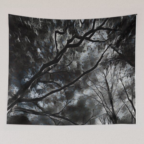 Item preview, GALATHI Tree Tops Smoke - Trees designed and sold by Galathi Designs.