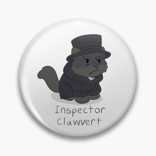Item preview, Inspector Javert Cat Pun designed and sold by MellowArtStuff.