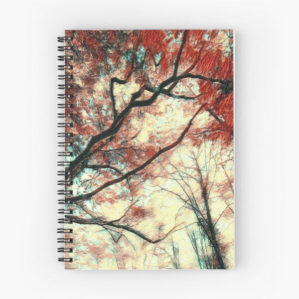 Item preview, GALATHI Tree Tops Red - Trees designed and sold by Galathi Designs.