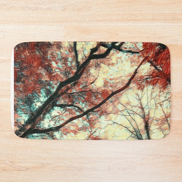 Item preview, GALATHI Tree Tops Red - Trees designed and sold by Galathi Designs.