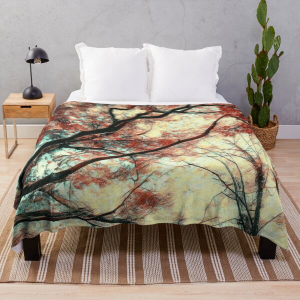 Item preview, GALATHI Tree Tops Red - Trees designed and sold by Galathi Designs.