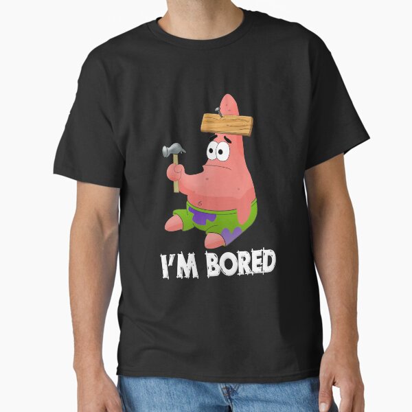 Vista previa del artículo con la obra «Patrick estoy aburrido», diseñado y vendido por TyphoonFemale.