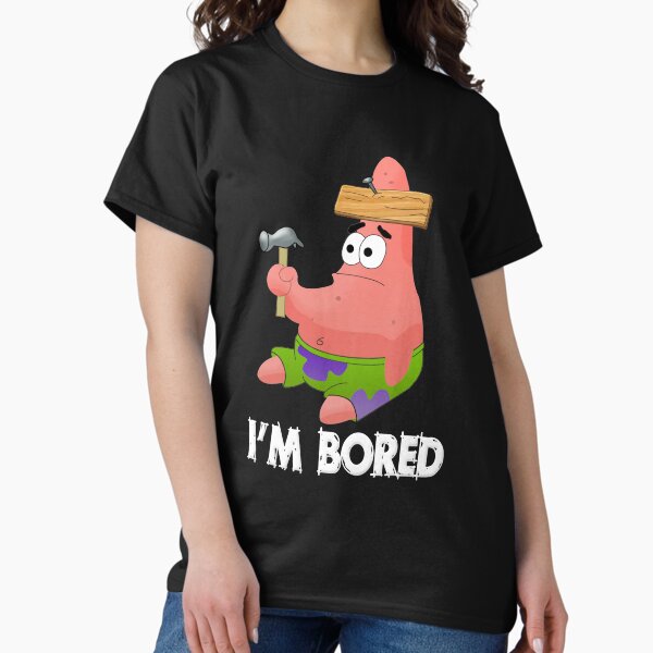 Vista previa del artículo con la obra «Patrick estoy aburrido», diseñado y vendido por TyphoonFemale.