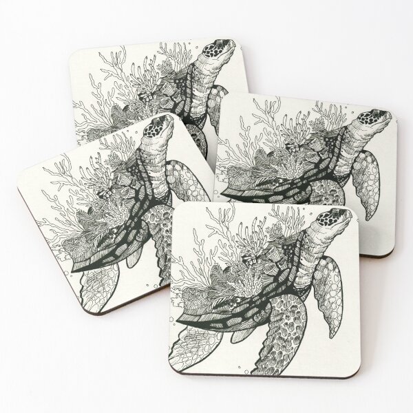 Item preview, Tortoise Coral designed and sold by LataArtStudio.