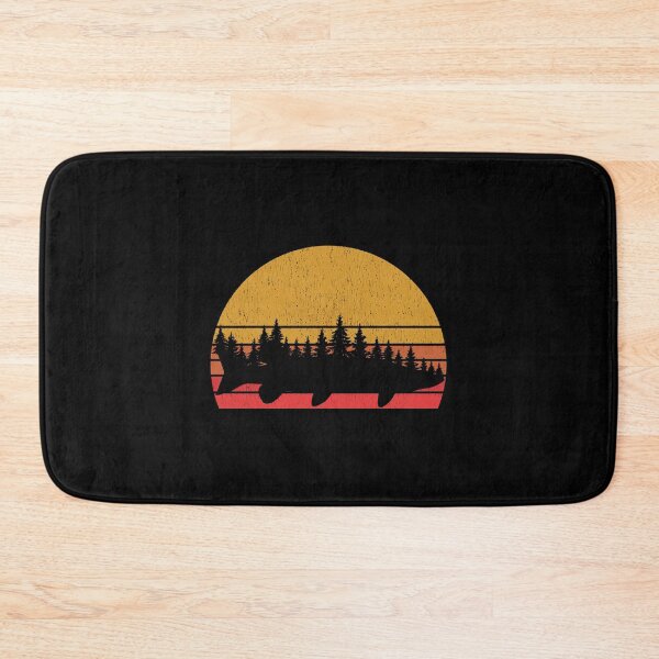 Item preview, Musky Fishing Retro Muskie Forest Treeline Fisherman Gift designed and sold by merystowe1.