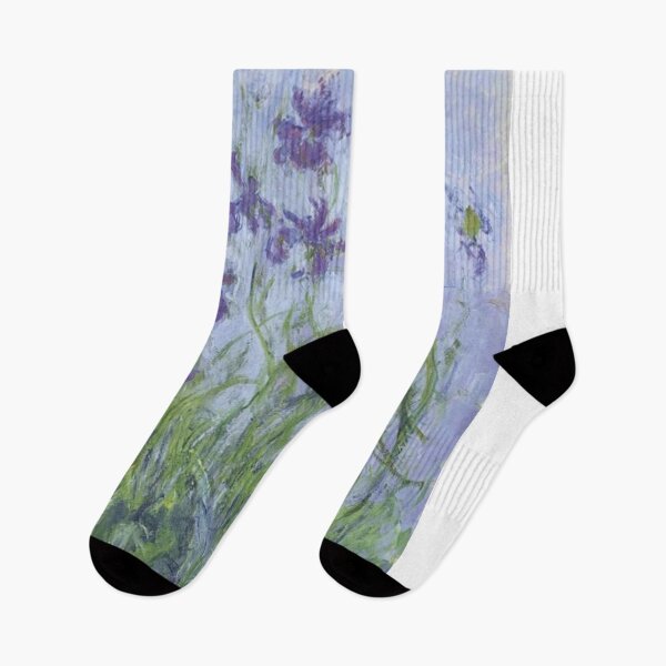 Artikelvorschau, Iris-Gemälde von Claude Monet entworfen und verkauft von JDesigningMO.
