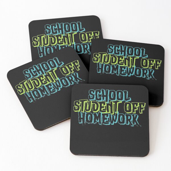 Item preview, School Student Off Homework And Duty For Summer Vacation designed and sold by Bourini.